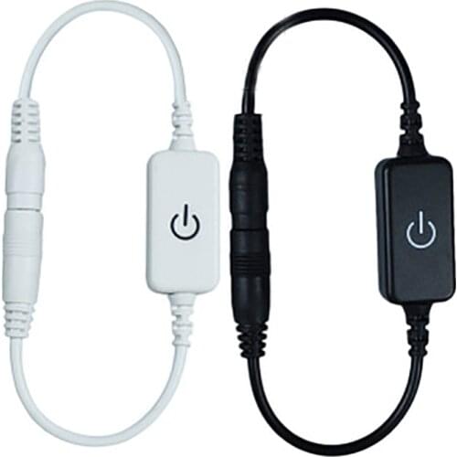 LED Strip/Module Mini monochrome touch switch DC12-24V 4A 48-96W controller on/off dimmer online dimming regulator