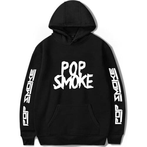 New Print Pop Smoke Hoodies Men/women Fashion Hip Hop Harajuku Cotton Pop Smoke Mens Hoodies and Sweatshirt Clothes