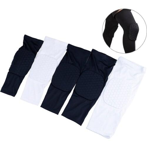 1Pc Basketball Knee Pads Leg Sleeves Cellular Football Volleyball Soccer Kneepad Calf Support Ski Cycling Leg Warmer