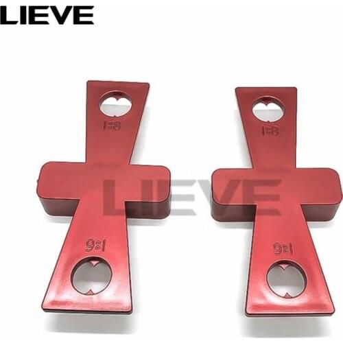 2pcs Woodworking Swallowtail Scribe mark tool Tenon Drawing rule template Swallowtail ruler scribing gauge tools