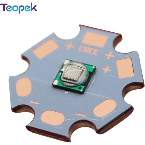 2pcs Epileds 5050 XML2 8W UV Purple 395NM - 400NM Led Emitter Lamp Light 3.4-3.8V 2800mA On 8MM 12MM14MM 16MM 20MM PCB Board