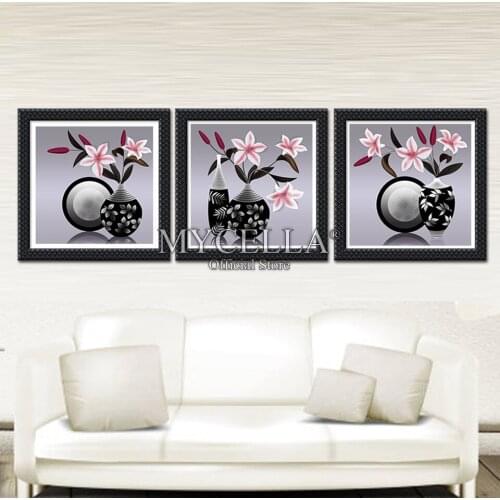 5D DIY Diamond Painting Stone Pictures Needlework Cross Stitch Diamond Mosaic Embroidery Kit Flowers Home Decor Crafts Christmas