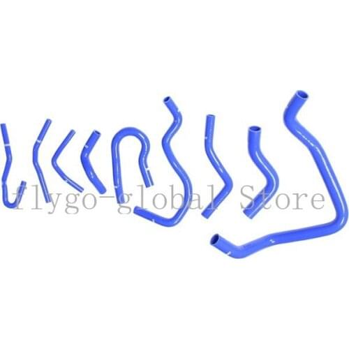 9pcs Auto Silicone Radiator Hose Kit for Honda Civic D15 D16 SOHC EG/EK 1992 1993 1994 1995-2000 Car Accessories 4.5mm Thickness