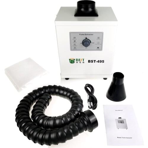 BST-495 Soldering tin smoke purifier electronic soldering iron smoking apparatus strong suction air BST-495