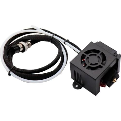 12V 40W CR-10 MK8 Extruder Full Assembled Hot End kit 2 Fans Air Connections 0.4MM Nozzle for CR-10S S4 S5 DIY 3d printer parts
