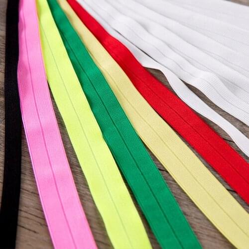 Elastic Band Ribbon Nylon Black White 8 10 20 25mm High Quality For Handwork Apparel sewing & Fabric Edge Accessories BBXY-171