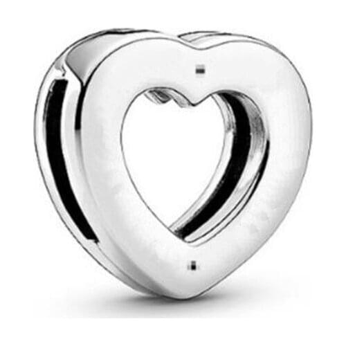Creative Pan925 Silver Love Valentines Day Flat Positioning Buckle Is Suitable For Genuine Pandora Watch Chain Womens Jewelry