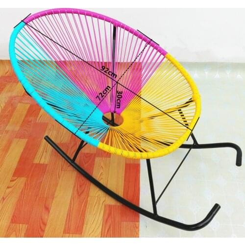 Recliner Garden Chair Rocking chair PE cane chair Courtyard Chair