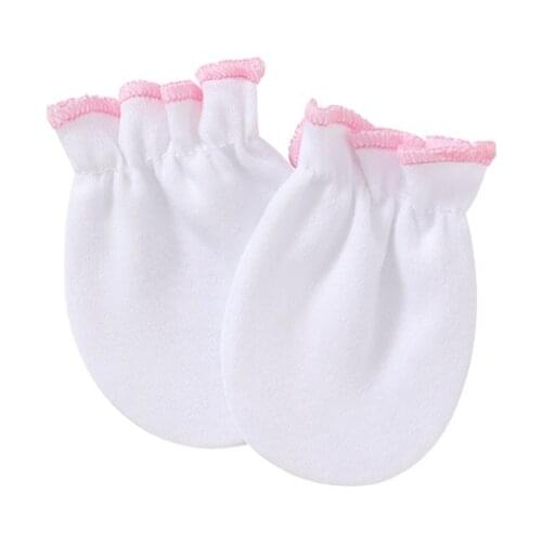 Summer Baby Gloves 1 Pairs Cute Cartoon Baby Infant Boys Girls Anti Scratch Newborn Mittens Fabric Gloves Gift