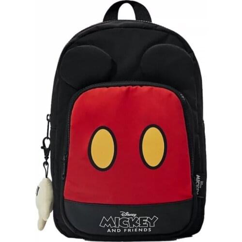 2021 Disney Summer New Mickey Kids Schoolbag Childrens Disassembled Waist Bag Fashion Cute Mini Zipper Cartoon Ladies Backpack