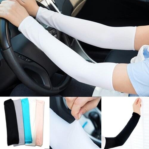 Fashion Cooling Arm Sleeves Cover UV Summer Sun Sunscreen Protection Car Auto Trunk Riding Cycling Fishing Clambing Dropshipping