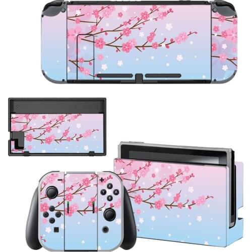 Sakura Cherry Blossom Nintendo Switch Skin Sticker NintendoSwitch stickers skins for Nintend Switch Console & Joy-Con Controller