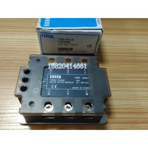 TSR-40AA TSR-40AA-H FOTEK Original & Brand New 3-Phase Solid State Relay Module