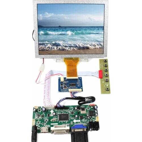 HD MI VGA DVI Audio LCD Controller Board 8" 800x600 EJ080NA 05A LCD Screen