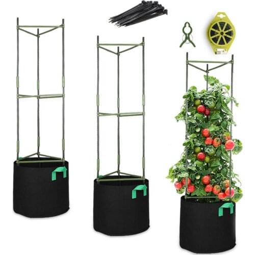 Support Cage Flower Support Plant Cage Gardening Garden Trellis Pipe Climbing Practical Vertical Tomato Plant Support