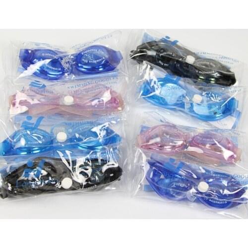 Portable bag flat light swimming goggles unisex adult waterproof ultra-clear swimming goggles