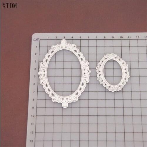 Cutting dies makeup mirror metal crafts paper die-cutting /DIY embossing, Easter and New Year