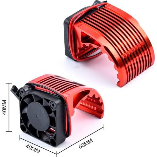 Aluminum Alloy Motor Heatsink CNC 4010 40*40mm Fan For Brushless Motor 42mm Hobbywing Leopard Castle 4274 1515 812 T8 4268 4272