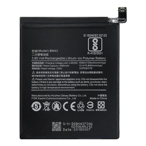VEKETE Xiaomi Redmi 4X Phone Batteries