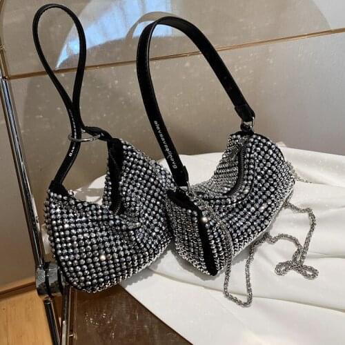 Diamond Tote Bucket Bag 2020 Summer New High-quality PU Leather Womens Designer Handbag Chain Shoulder Messenger Bag Travel Bag