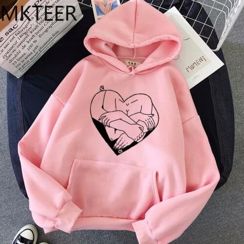 Women Hoody tops clothing Sleeve Female clothes Print Sweatshirt Hoodie vintage Winter Long Sleeve Harajuku Oversized Hoodies