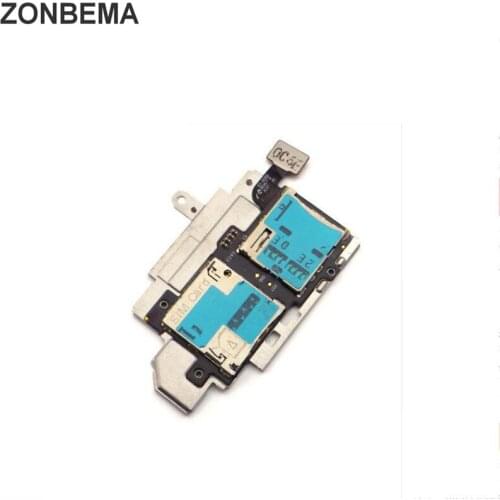 ZONBEMA Original For Samsung S3 i9300 T999 i747 SIM Card Slot SD Card Tray Reader Holder Socket Flex Cable Replacement Repair