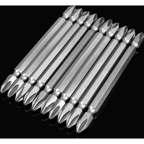 HOEN 1PCS PH2 Electric Screwdriver Bit Set Magnetic Alloy Steel For Cross Head Anti Slip Magnetic Screwdriver 100mm 1/4 inch