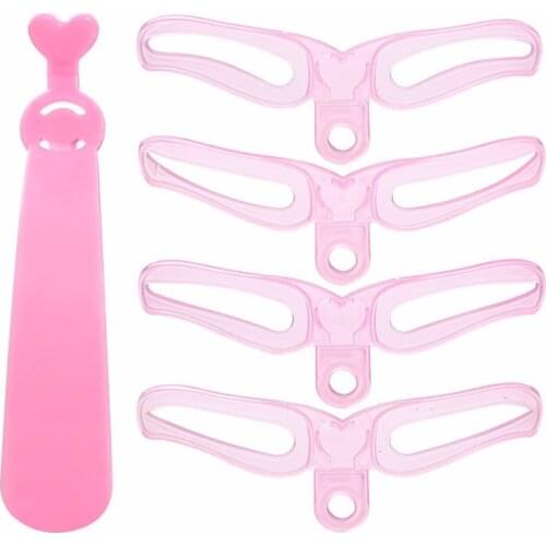 100*4pcs Reusable Eyebrow Shaping Stencils Shaper Helper Eyebrow Stencils Kit Grooming Eyebrow Card Defining Makeup Tools