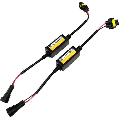 2 Pieces H8 H9 H11 LED Headlight Decoder Anti Flicker Error Canceller