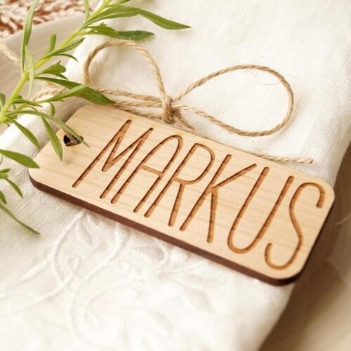 50 Personalized Engraved Rustic Christening Wooden Thank You Tags,Welcome Bag Tag,Gift Tag Custom Bride Baptism Label Gifts Tags