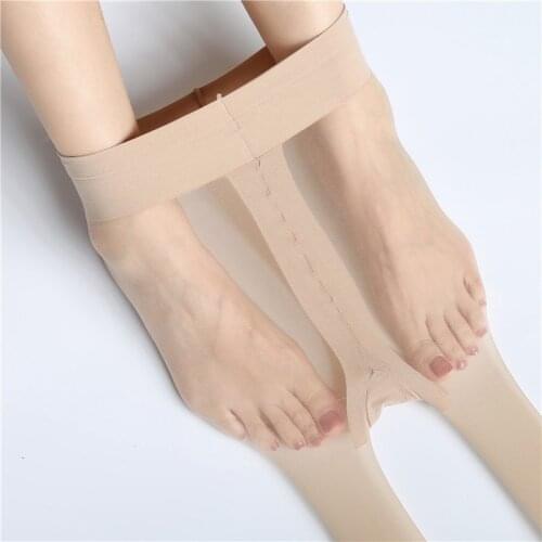 Flight Attendant Stockings 3-D Super-Soft Matte Satin Quality In Summer Stockings Super-Thin Invisible Anti-Hook Pantyhose Hong