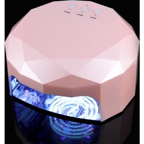 LED Nail Lamp Nail Dryer Diamond Shaped 48W Long LIife LED CCFL Curing Nail Tools for UV Gel Nail Polish Art Tools