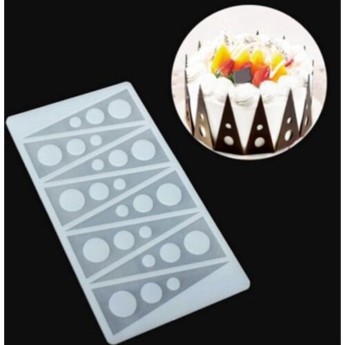 Hot Triangular circle Cake Mold Silicone Baking Tools Kitchen Accessories Decorations For Cakes Chocolates Mold Silicon Mould