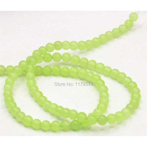 4mm 6mm 8mm 10mm 12mm 14mm Accessories Lemon Chalcedony Crafts Jewelry Making Stone Girls Gifts DIY Loose Round Beads Hand Made
