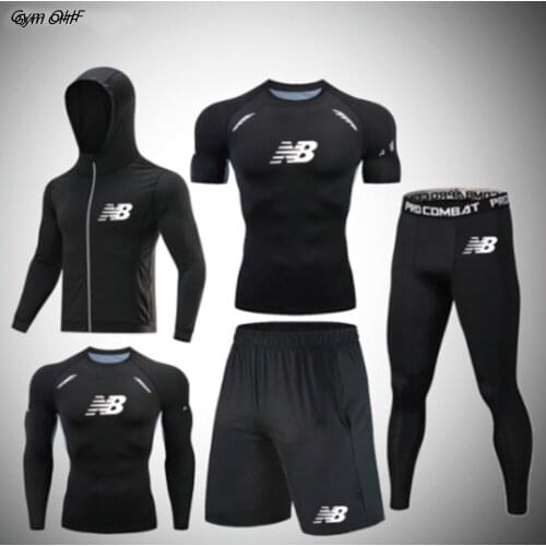 Mens Boxing Sportswear Mens Casual Pants Basketball Suit Breathable Tight Suit Mens Sunscreen Suit Mens Sweatshirt MMA BJJ