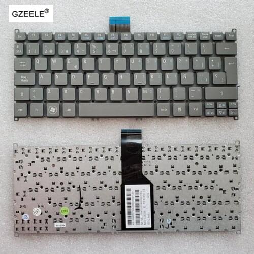 NEW spanish Laptop Keyboard For Acer Aspire V5-123 V5-131 V5-121 V5-171 S3-331 S5-951 Aspire One 725 756 AO725 AO756 SP grey