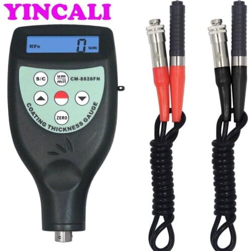 Newly Coating Thickness Meter Gauge CM-8826FN magnetic induction (F) and eddy current (N) Coating Thickness Meter Separate Type
