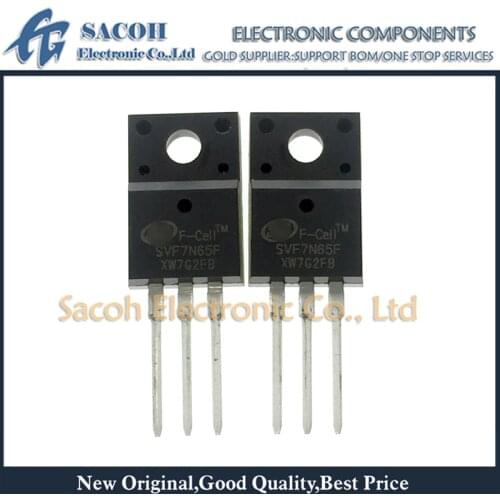 Free Shipping 10Pcs SVF7N65F SVF7N60F JCS7N65FB MDF7N65B TO-220F 7A 650V Power MOSFET Transistor