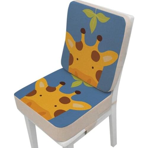 Thick Sponge Baby Kids Increased Booster Seats Cushion Anti-slip Cartoon Highchair Mat Babys Food Chair Pad