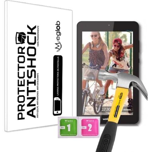 Screen protector Anti-Shock Anti-scratch Anti-Shatter compatible with Tablet Wolder miTab Montana