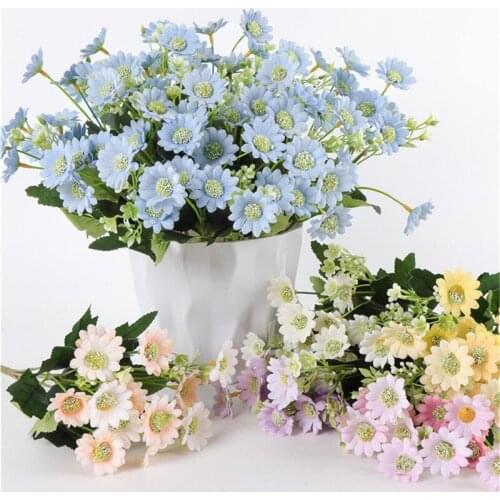 Luxury Large Bouquet Plastic Artificial Flowers Flores For Wedding Decoration Fake Floral Mariage Babyshower White Flowers