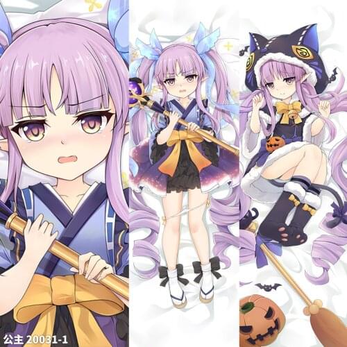 Anime Princess Connect! Re:Dive Hikawa Kyoka Dakimakura 2WAY Hugging Body Pillow Case Cosplay Game Otaku Pillow Cushion Cover