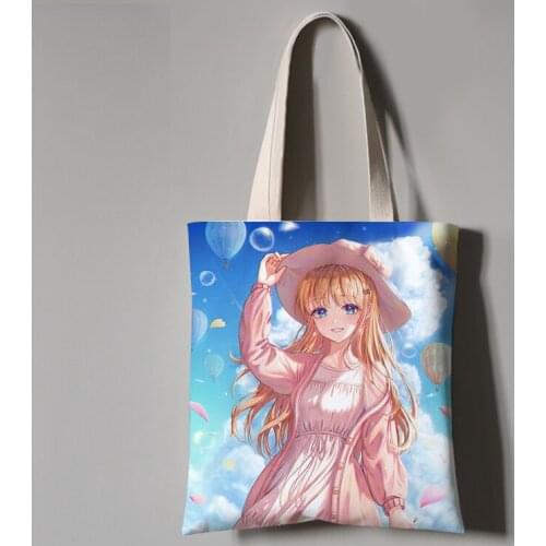 Japanese Anime WONDER EGG PRIORITY Furiru Shoulder Bag Cosplay Messenger Bags Boy Girls Student HandBag Daily Travel Storage Bag