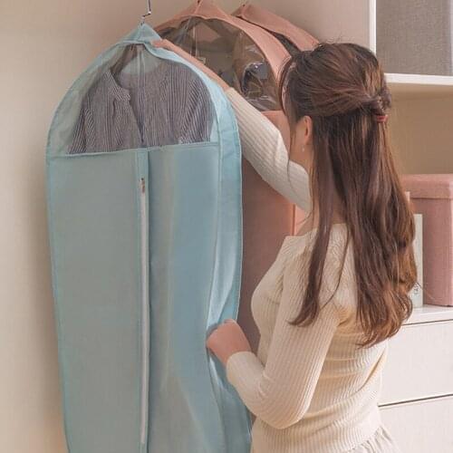 Three Dimensional Dust Cover Insect Proof Moisture-proof Bedroom Wardrobe Closet Clothing Dust Cover With Zipper Home Organizer