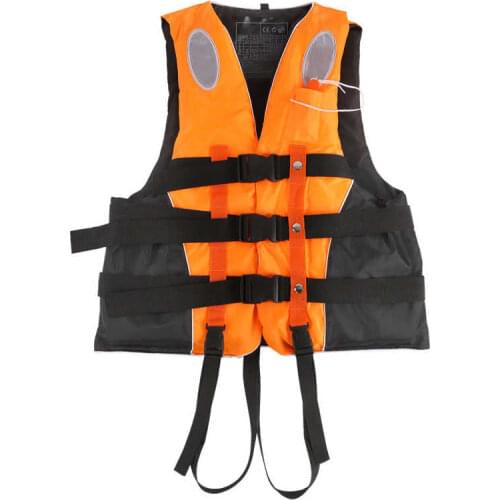Universal Swimming Vest Outdoor Swimming Boating Survival Suit Adjustable Adults Children Swim Float Vest S-XXL