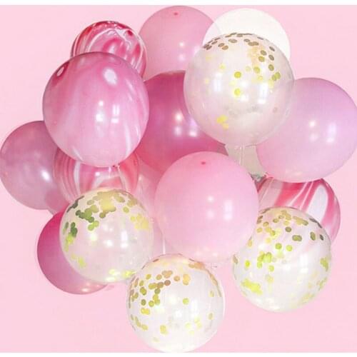 Balloon With Paper DIY Confetti Metallic Celebrate Birthday Party Wedding Birthday Bride Love Letter Party Decor Christmas