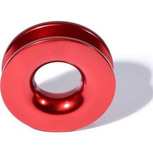 Aluminum alloy RECOVERY RING SNATCH-RING Block-Snatch Pulley 41000lb For 3/8 1/2" Rope Car Winch Recovery for ATV UTV SUV
