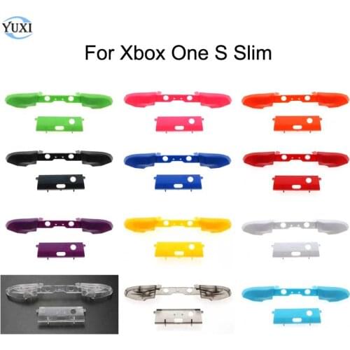 YuXi 12 colors Replacement Bumper LB RB Trigger Button for Xbox One S Slim Controller Game Accessories