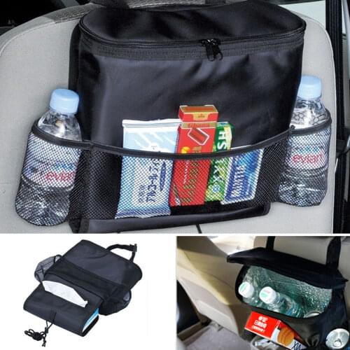 1Pcs Auto Accessories Car Seat Back Multi-Pocket Insulation Storage Bags Thermal Travel Organizer Case Hangable Pouch Container