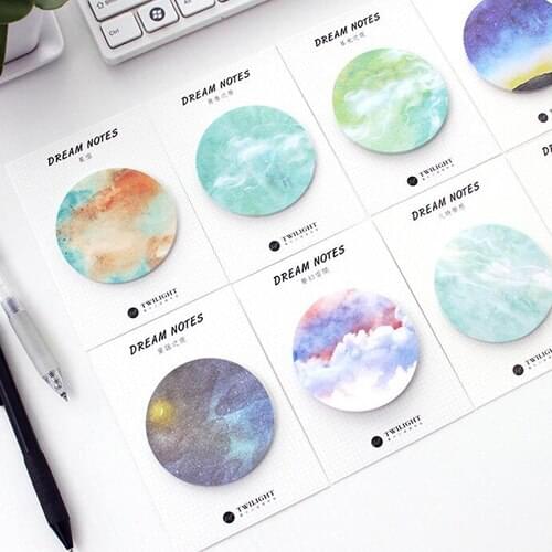 1PC Novelty Sticky Notes Fantastic Self-adhesive Memos Pad School Stationery Stickers Office Memos Material Supplies(tt-2857)